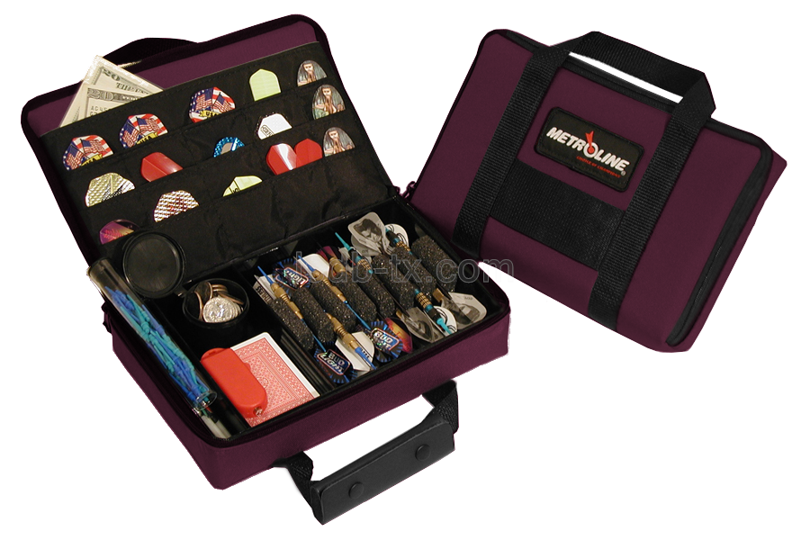 Metroline Large Original Dart Case - Burgundy